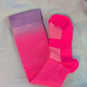 Pink and Purple Men's Socks